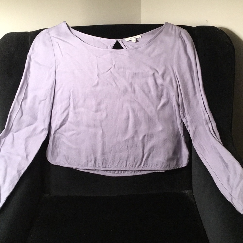 Cropped Talula Wide Neck Blouse